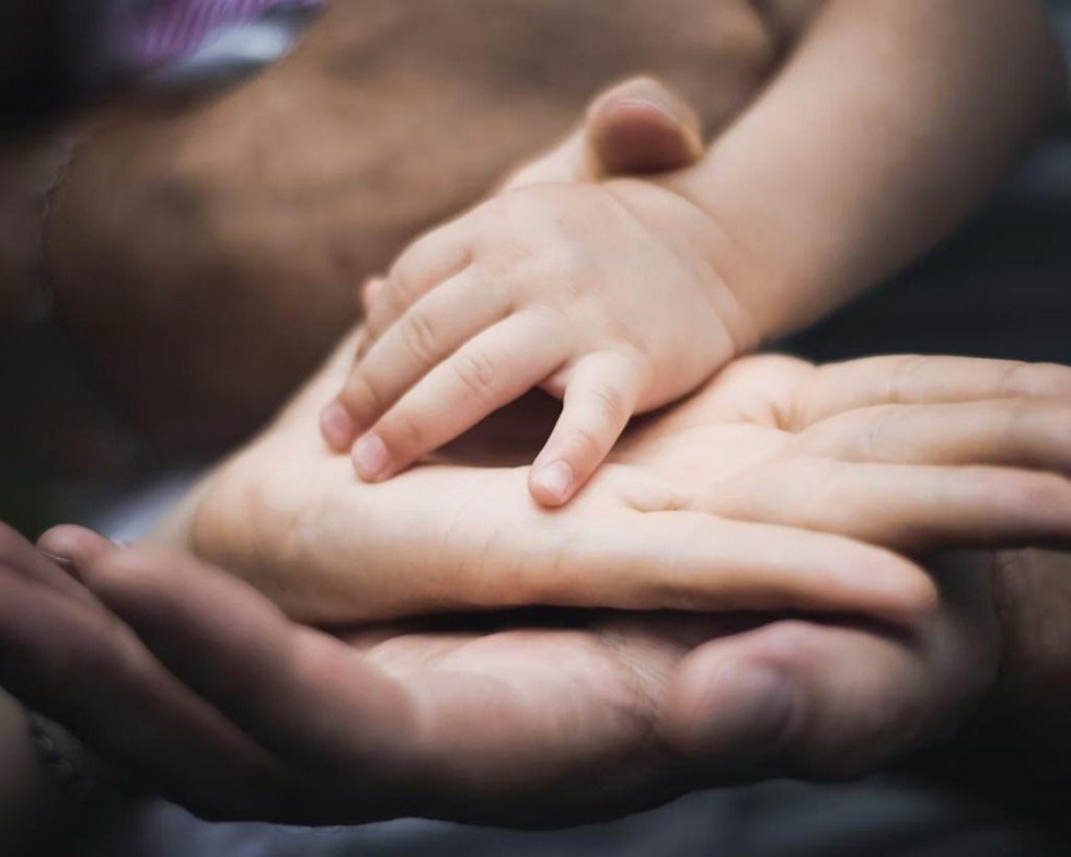 holding hands support