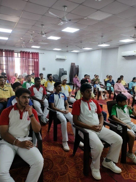 workshop session with students